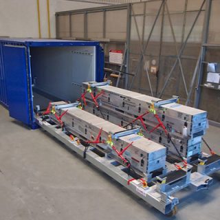 Spezialcontainer mit Schublade