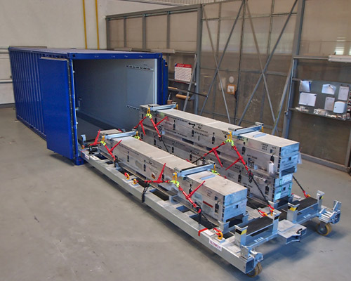 Spezialcontainer mit Schublade