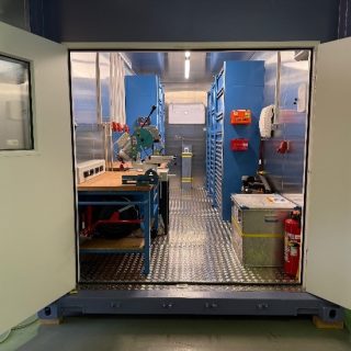 Ankunft des neuen Bearbeitungszentrums für Zerspanen