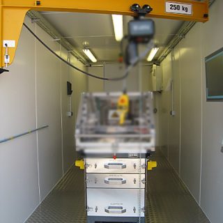 Isolierter und klimatisierter AWB Spezialcontainer