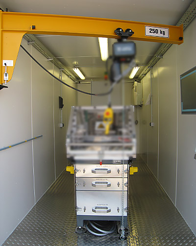 Isolierter und klimatisierter AWB Spezialcontainer